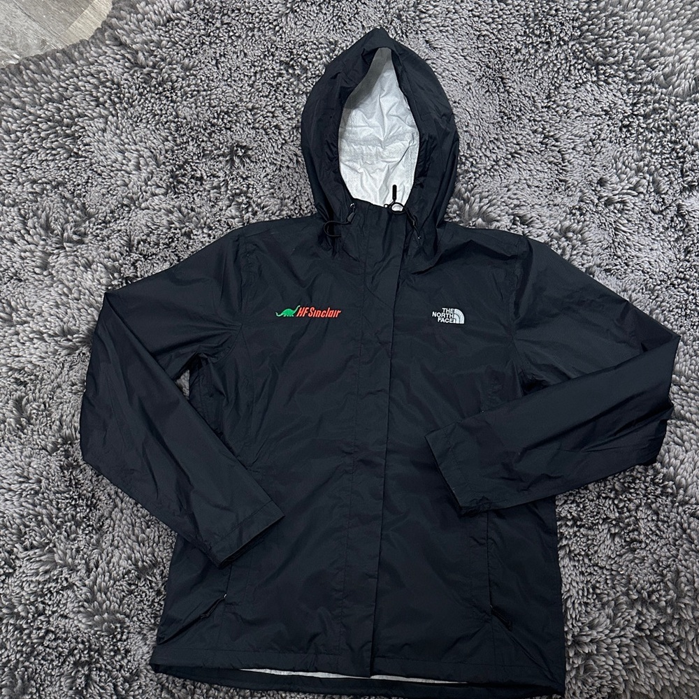 The North Face Black and White Hooded Jacket